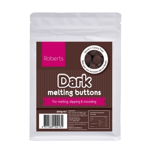 Roberts Chocolate Melting Buttons Dark Chocolate 300 g
