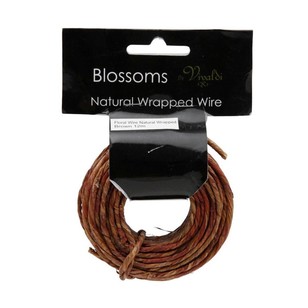 Vivaldi Natural Wrapped Floral Wire Brown 3 mm