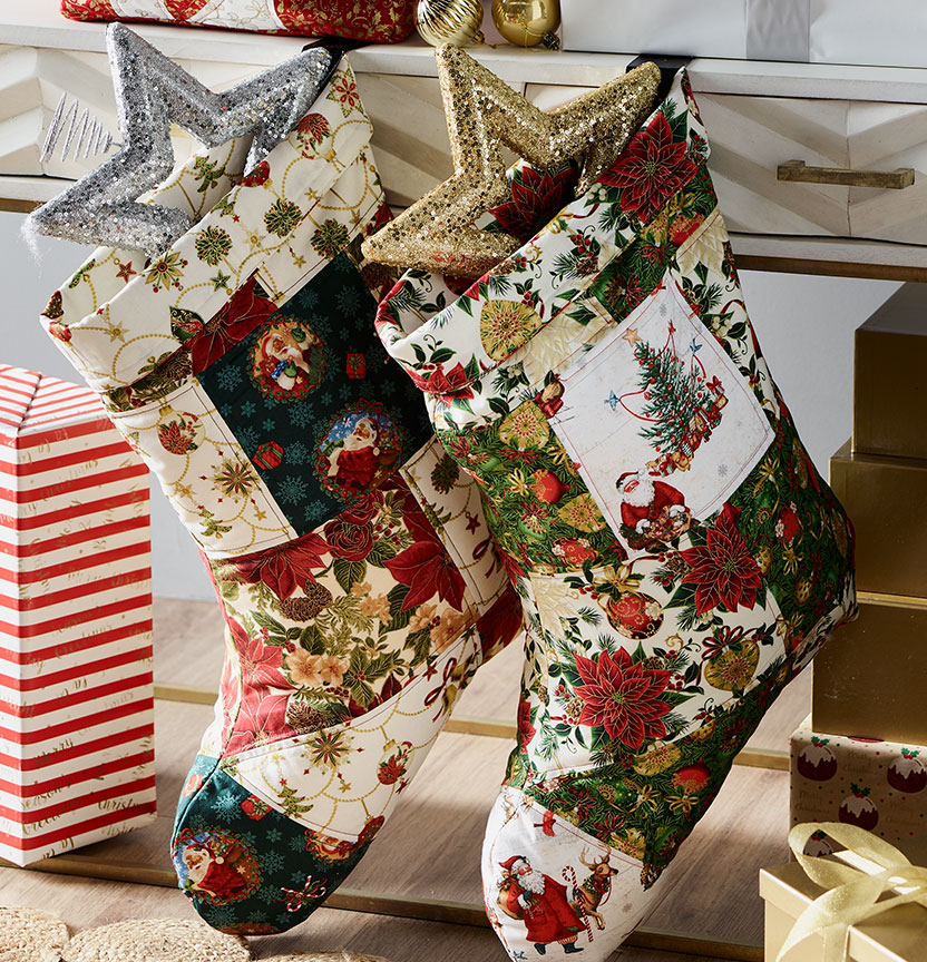 Christmas Quilted Stockings Project