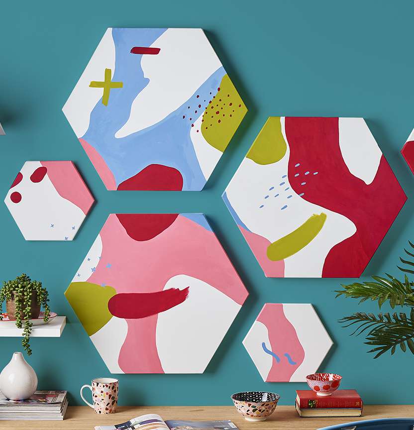 Hexagon Wall Art Project