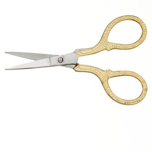 Birch Scissors Fancy Handle, Gold, 100Mm Gold 100 mm