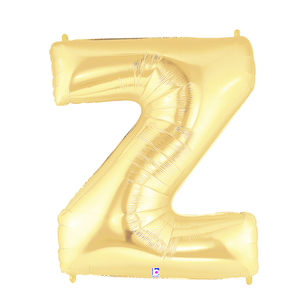 Betallic Megaloon Letter Z Foil Balloon Gold 100 cm