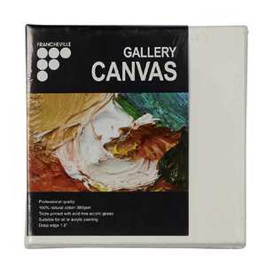 Francheville Gallery Canvas White 6 x 6 in