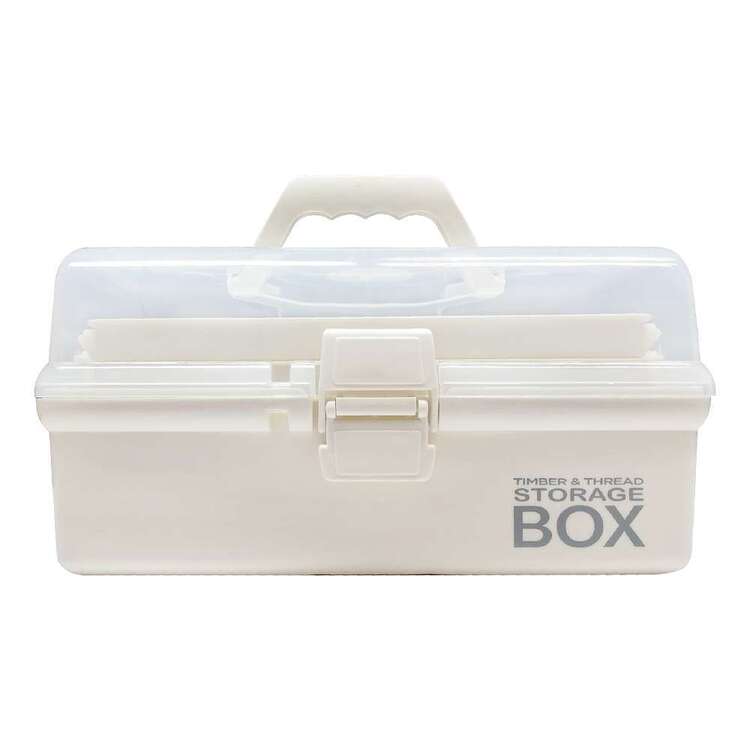 Timber & Thread Storage Box White Large