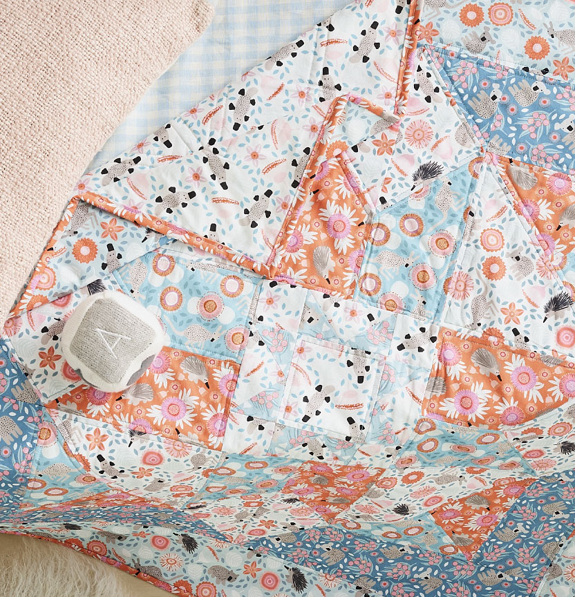 Baby Animals Cot Quilt Project