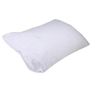 Everyday Value Pack Stain Resistant Pillow Protector 4 Pack White Standard