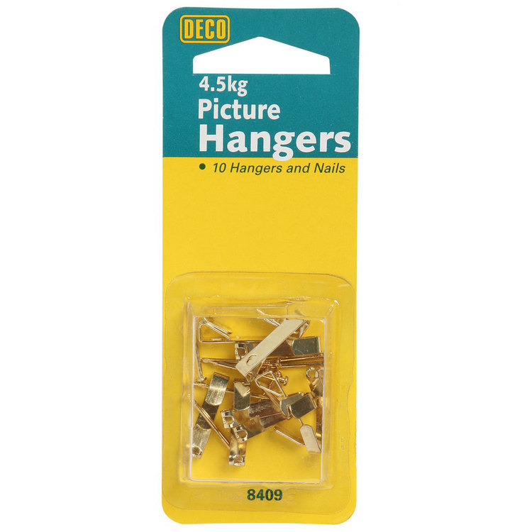 Deco Hardware Picture Hanger 10 Pack