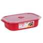Decor Microsafe Oblong Container 900 mL Red 900 mL