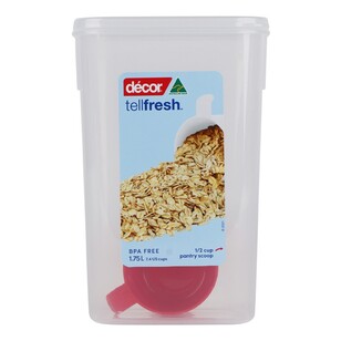 Decor Tellfresh Tall Oblong Container 1.75 L Clear