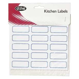 Blank Labels 45 Pack White
