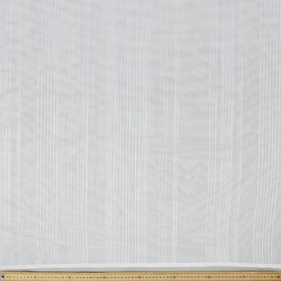 Caprice Pinstripe Continuous Sheer White 213 cm