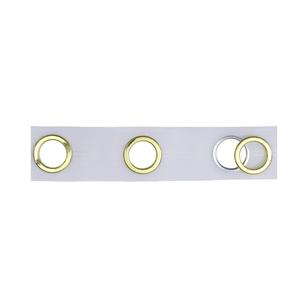 Caprice Eyelet Tape With Ring Gold