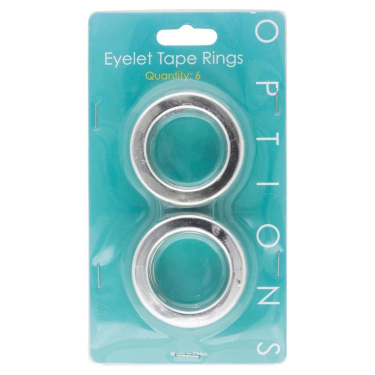 Caprice Eyelet Rings Silver