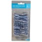 Tribeca 2 Prong Level Pinch Pleat Hooks Silver