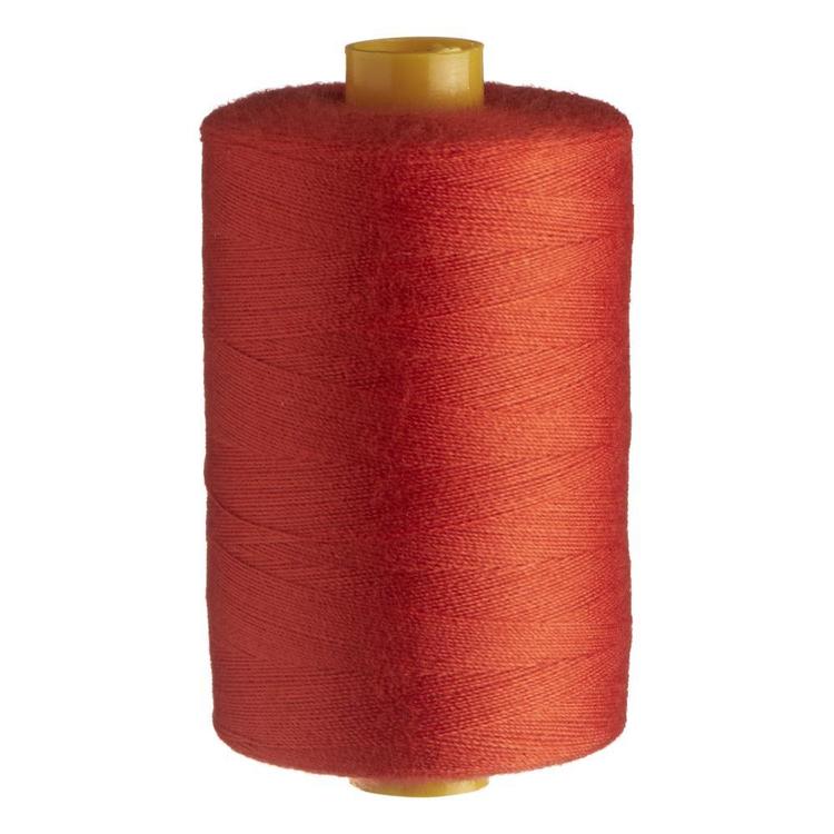 Red Shiny Thread Birch Polyester Thread Bright Red | Spotlight Australia