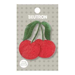 Beutron Cherries Iron On Motif Red & Green
