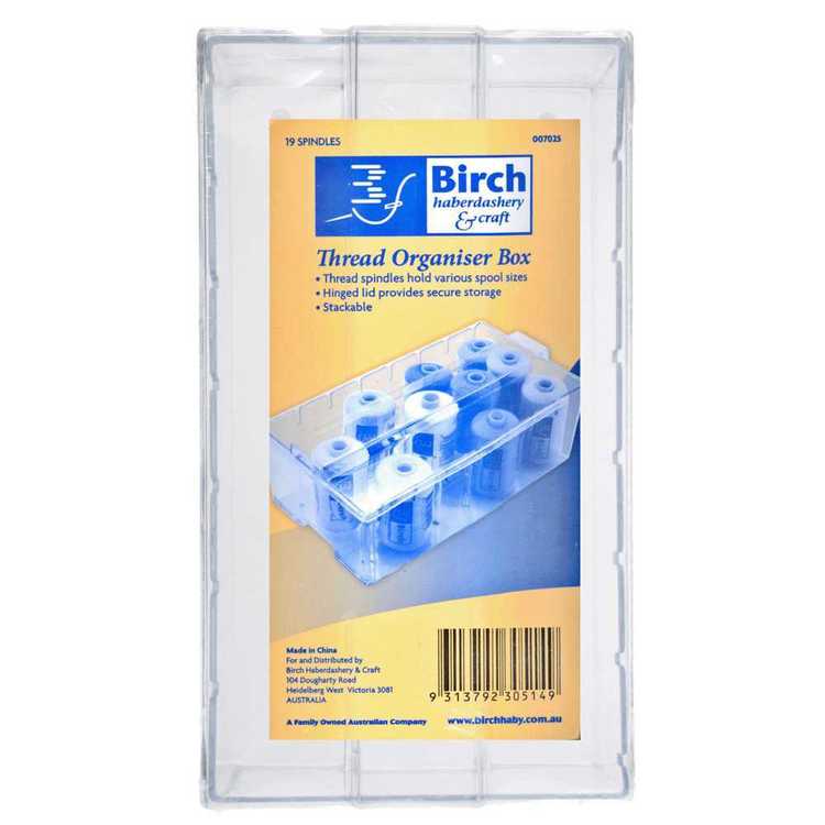 Birch Thread Organiser Box