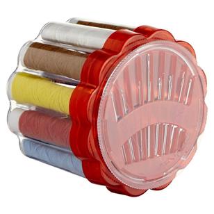 Birch Sewing Kit With Compact Multicoloured