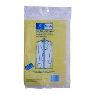 Birch Suit Garment Bag Clear