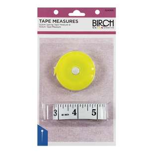 Birch Tape Measure Value Pack Yellow & White