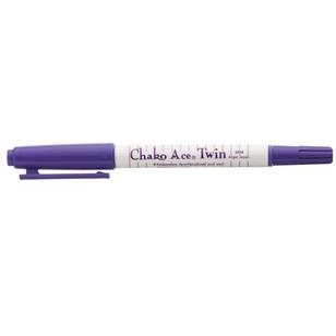 Birch Double-Tipped Marking Pen White & Violet
