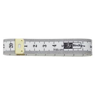 Birch Fibreglass Metric Tape Measure White 16 mm
