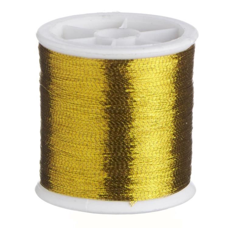 Birch Metallic Thread 100 Metre Roll Gold 100 m