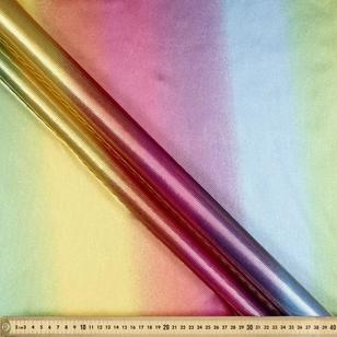 Plain 148 cm Foil Jersey Fabric Rainbow