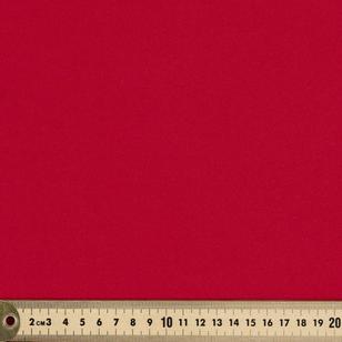 Plain 150 cm Polyester Interlock Fabric Red