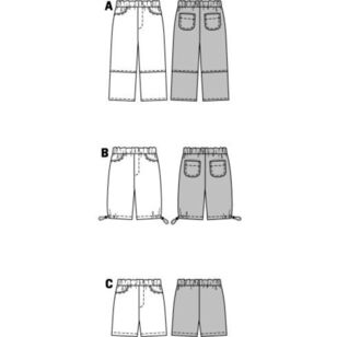 Burda Pattern 9793 Boy's Pants  2 - 6