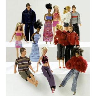 Burda Pattern 8576 Dolls Clothes All Sizes