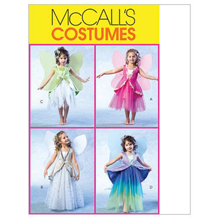McCall's Pattern M4887 Girls' Fairy Costumes