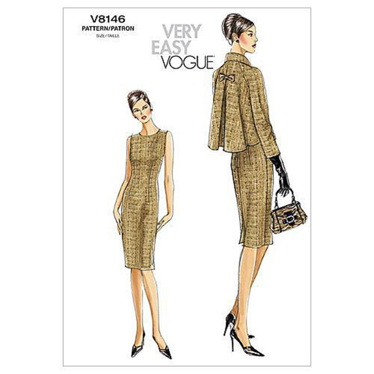 Vogue Pattern V8146 Misses' Petite Jacket & Dress