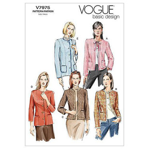 Vogue Pattern V7975 Misses' Petite Jacket