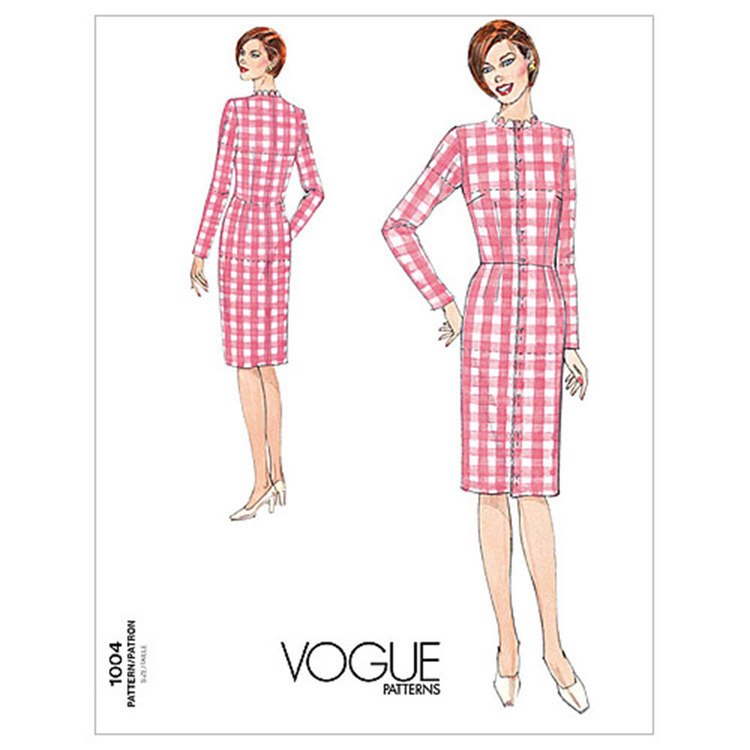 Vogue Pattern V1004 Misses' Dress Fitting Shell