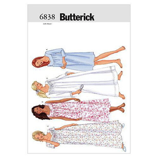 Butterick Pattern B6838 Misses' Petite Nightgown