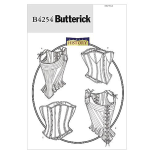 Butterick Sewing Pattern B4254 Misses' Corsets White