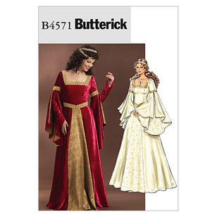 Butterick Sewing Pattern B4571 Misses' Costume White