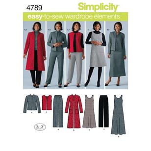 Simplicity Pattern 4789 Women's Coordinates