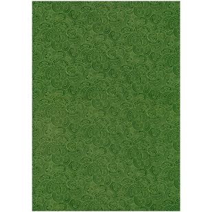 Kiwiana Ponga Koru 112 cm Cotton Fabric Green 112 cm