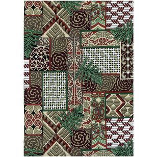 Kiwiana Kowhwhai 112 cm Cotton Fabric Green 112 cm