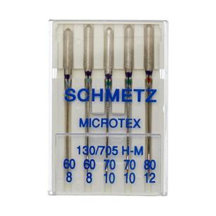 Schmetz Microtex Needles Silver 60 / 80