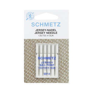 Schmetz 90 Jersey Ball Point Needles Silver