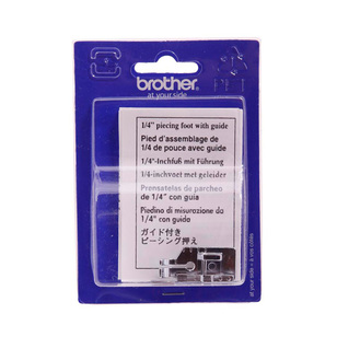 Brother F057 Quilting Foot With Guide Silver