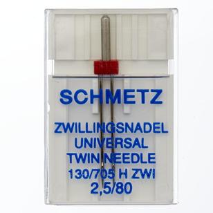 Schmetz Twin Needle Silver 25 / 80