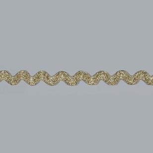 Birch Metallic Ric Rac Gold