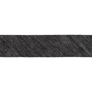 Birch Iron-On Hemming Bias Tape Black 20 mm
