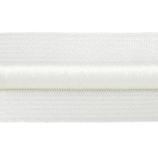 Birch Elastic with Cord White 32 mm