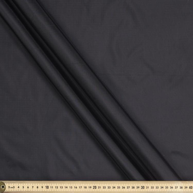 Plain #1 148 cm Nylon Ripstop Fabric Black 148 cm