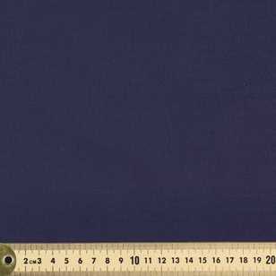 Plain 112 cm Broadcloth Fabric Junior Navy